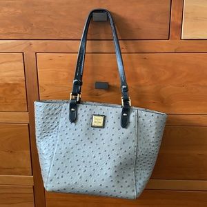 Dooney and Bourke Ostrich Collection Leather Tote